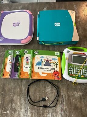 LeapFrog LeapStart Learning System with Activity Books - Teal & White